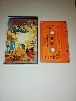 Asterix als Gladiator/Kampf der Häuptlinge 4-fach Silber geschraubt Orange mit Orangen Aufkleber 4.22121 CF Decca Tom & Della Telefunken